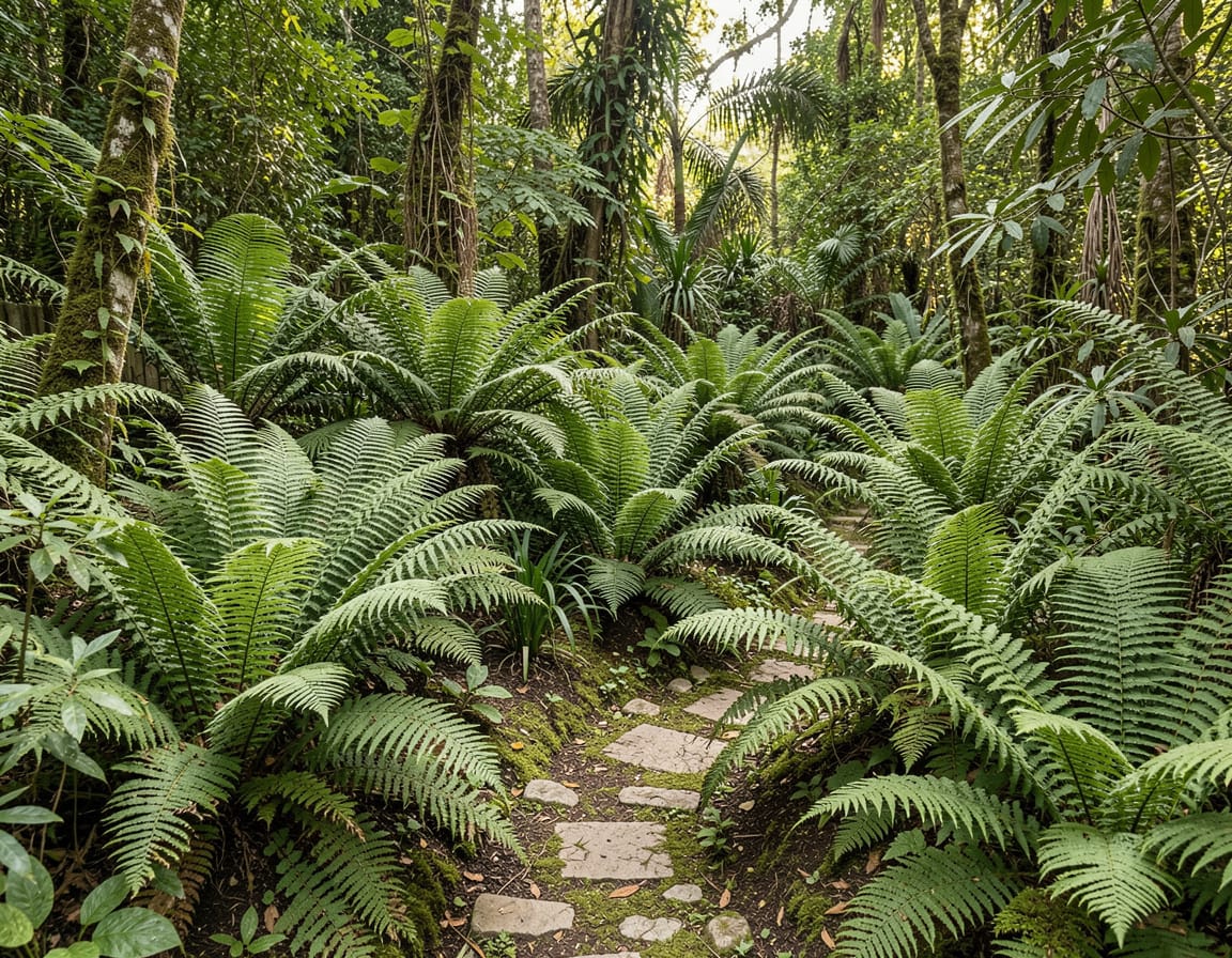 How to create a fern garden
