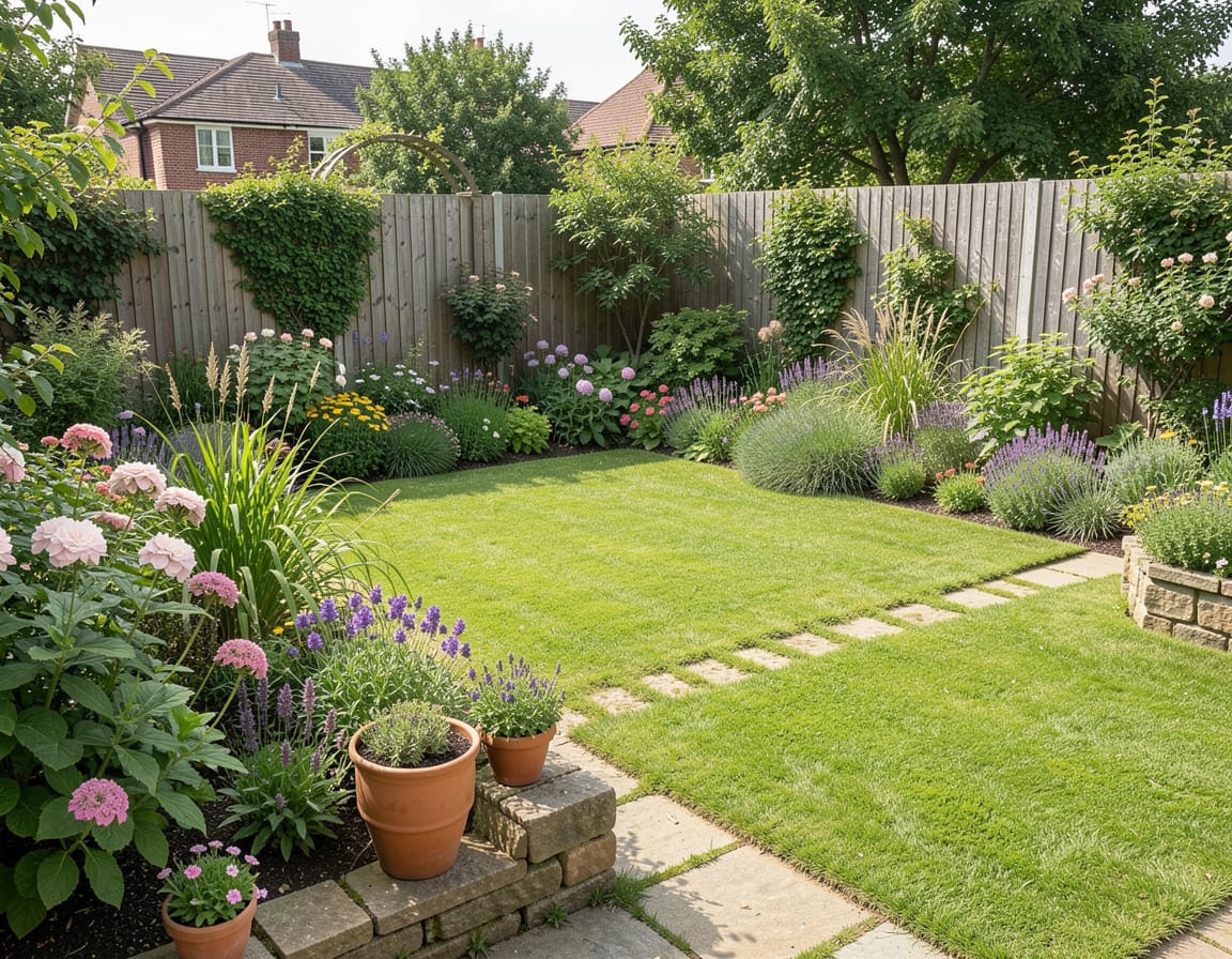 How to design a square garden