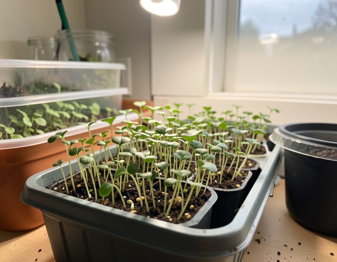 How to grow microgreens indoors for beginners