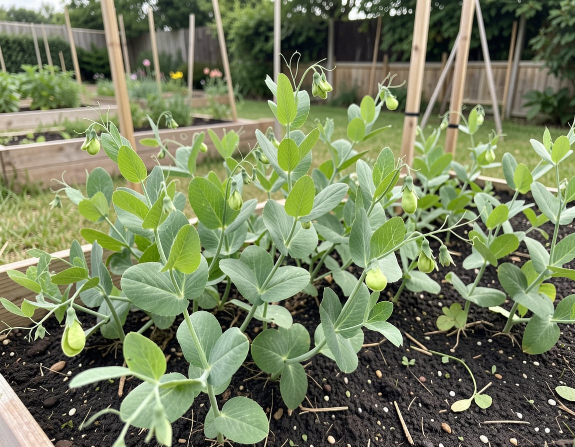 How to grow peas in a small garden