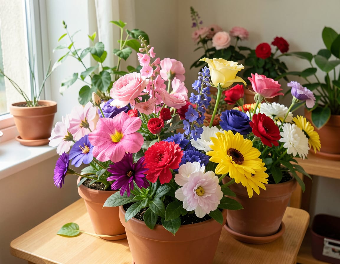 How to make indoor flowers bloom