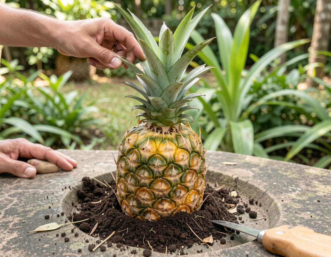 How to prepare a pineapple to grow