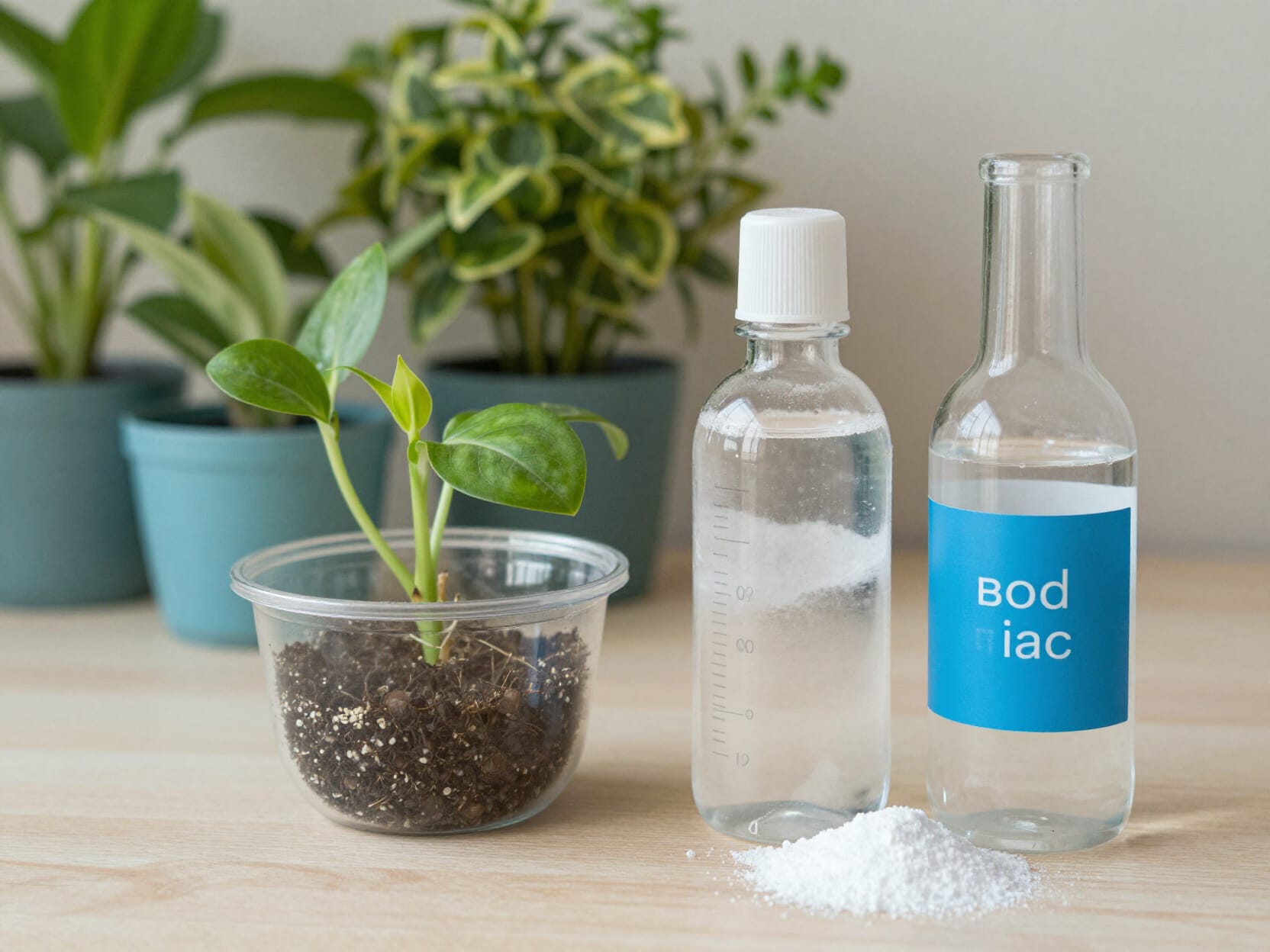 Is baking soda and vinegar good for plants
