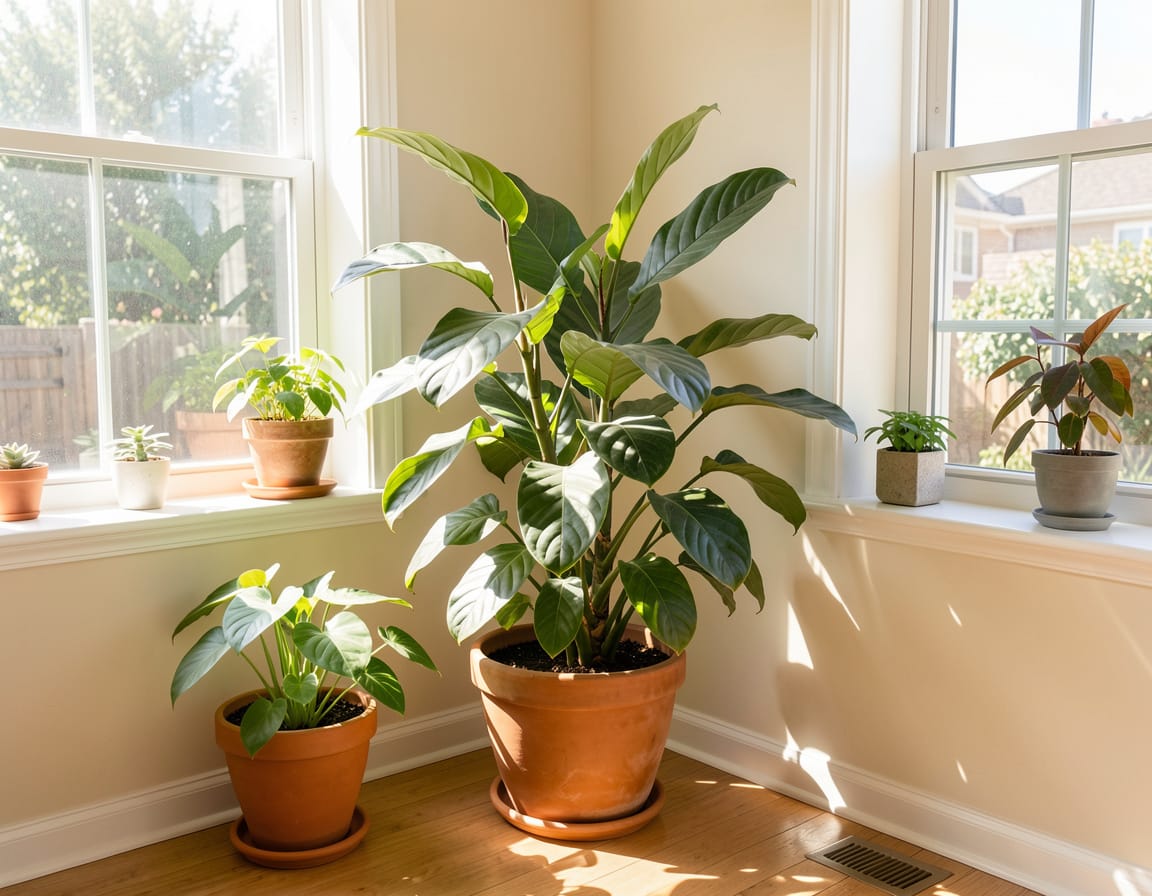 What is the best house plant for a hot sunny room