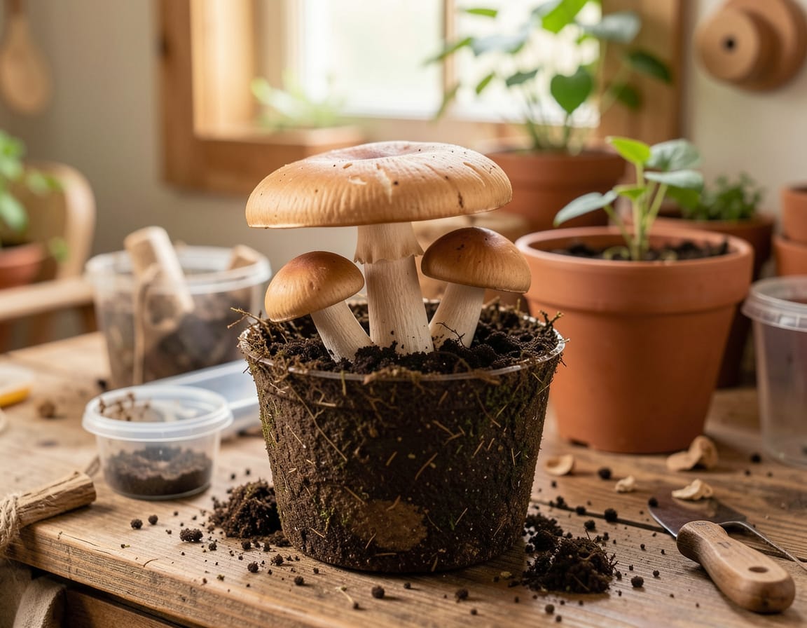 What's the easiest mushroom to grow at home