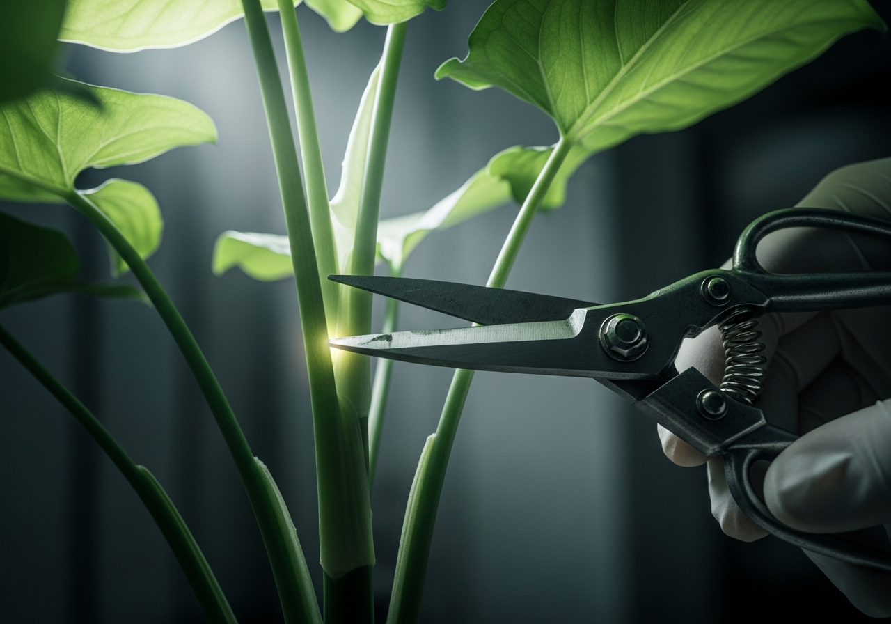 Where to cut syngonium for propagation