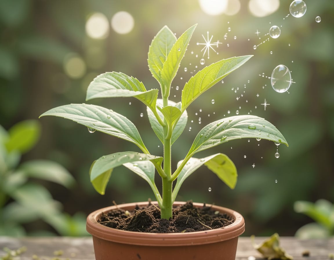 Which plant gives 24 hours of oxygen