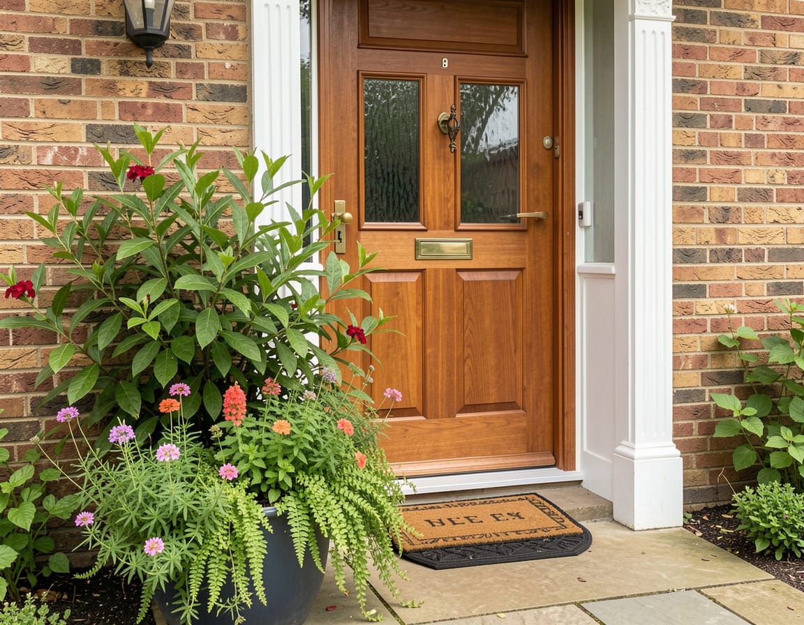 Which plant is best for main door entrance
