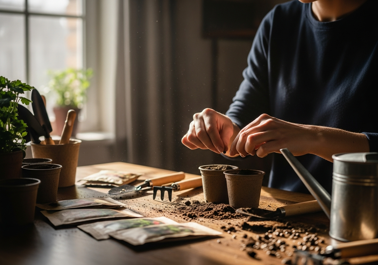 best time to start planting seeds indoors
