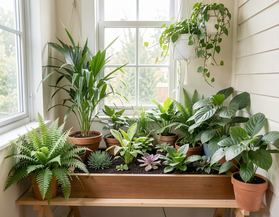 how do i design a small indoor garden