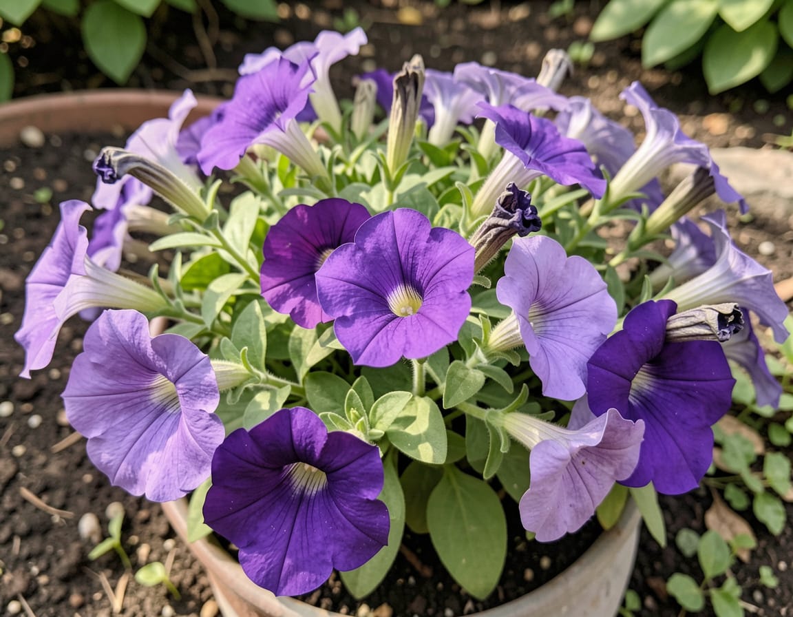 how long do petunias take to bloom from seed