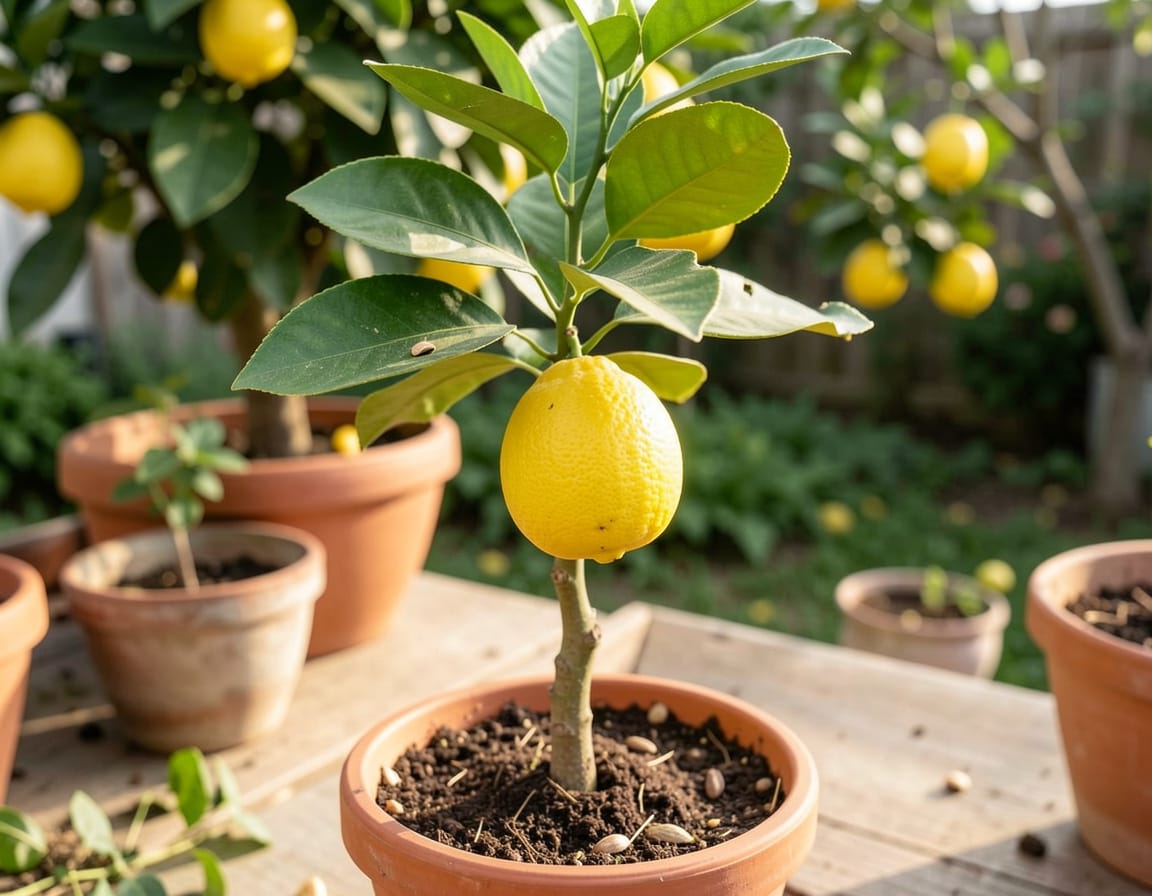 how long does lemon tree take to grow from seed