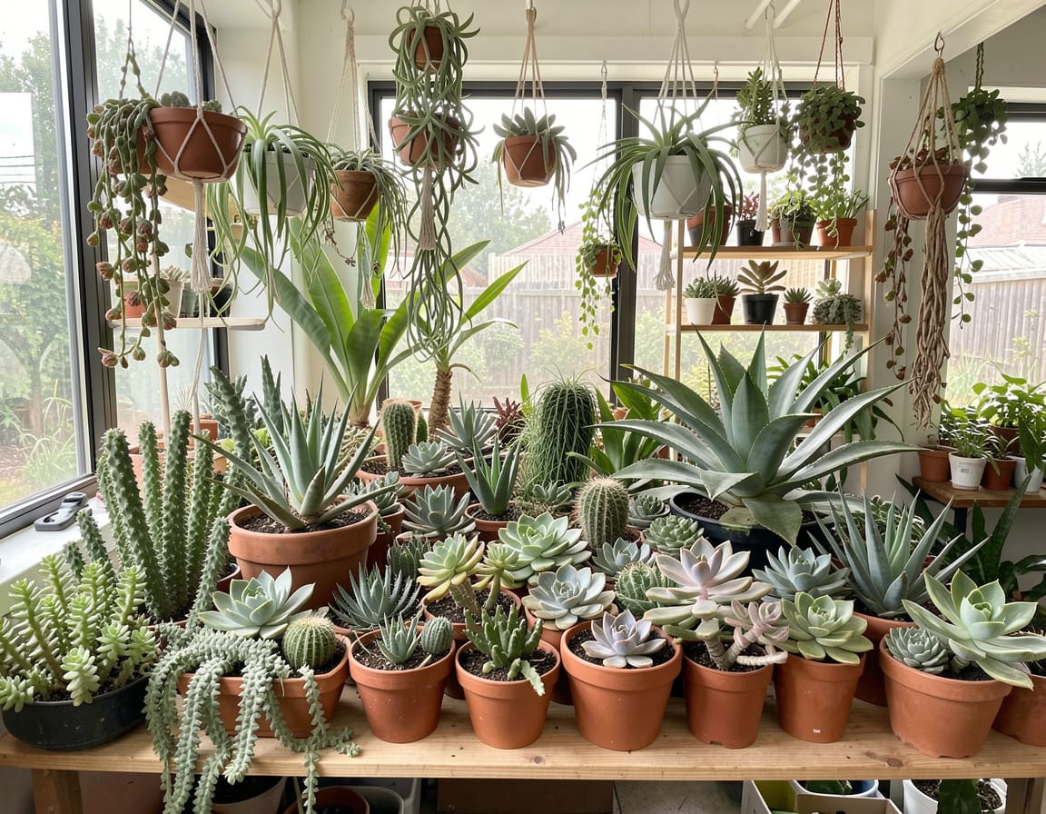 how to create an indoor succulent garden