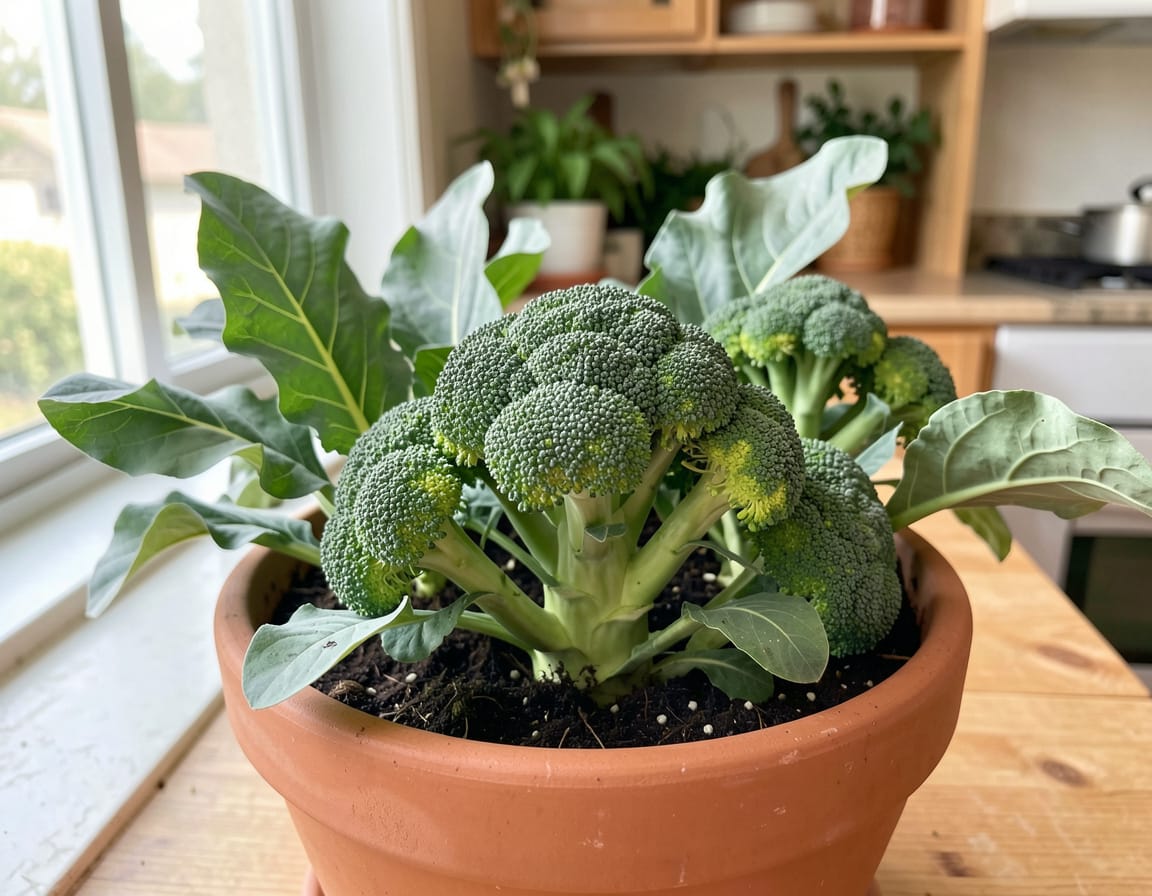 how to grow broccoli at home in a container