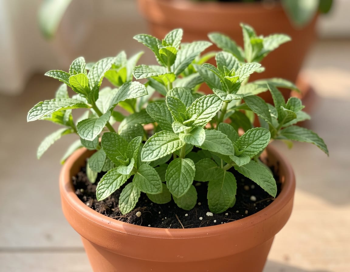 how to grow mint plants indoors
