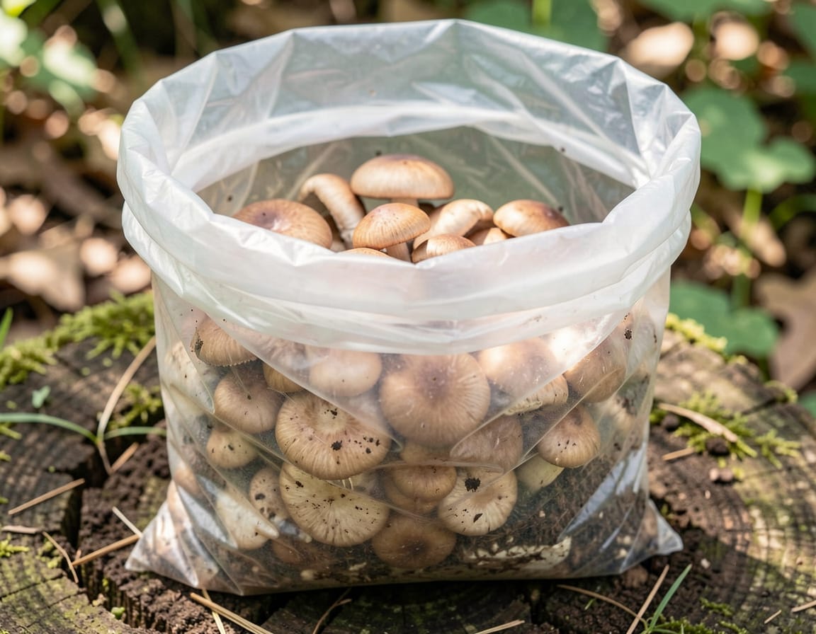 how to grow mushrooms in a bag step by step