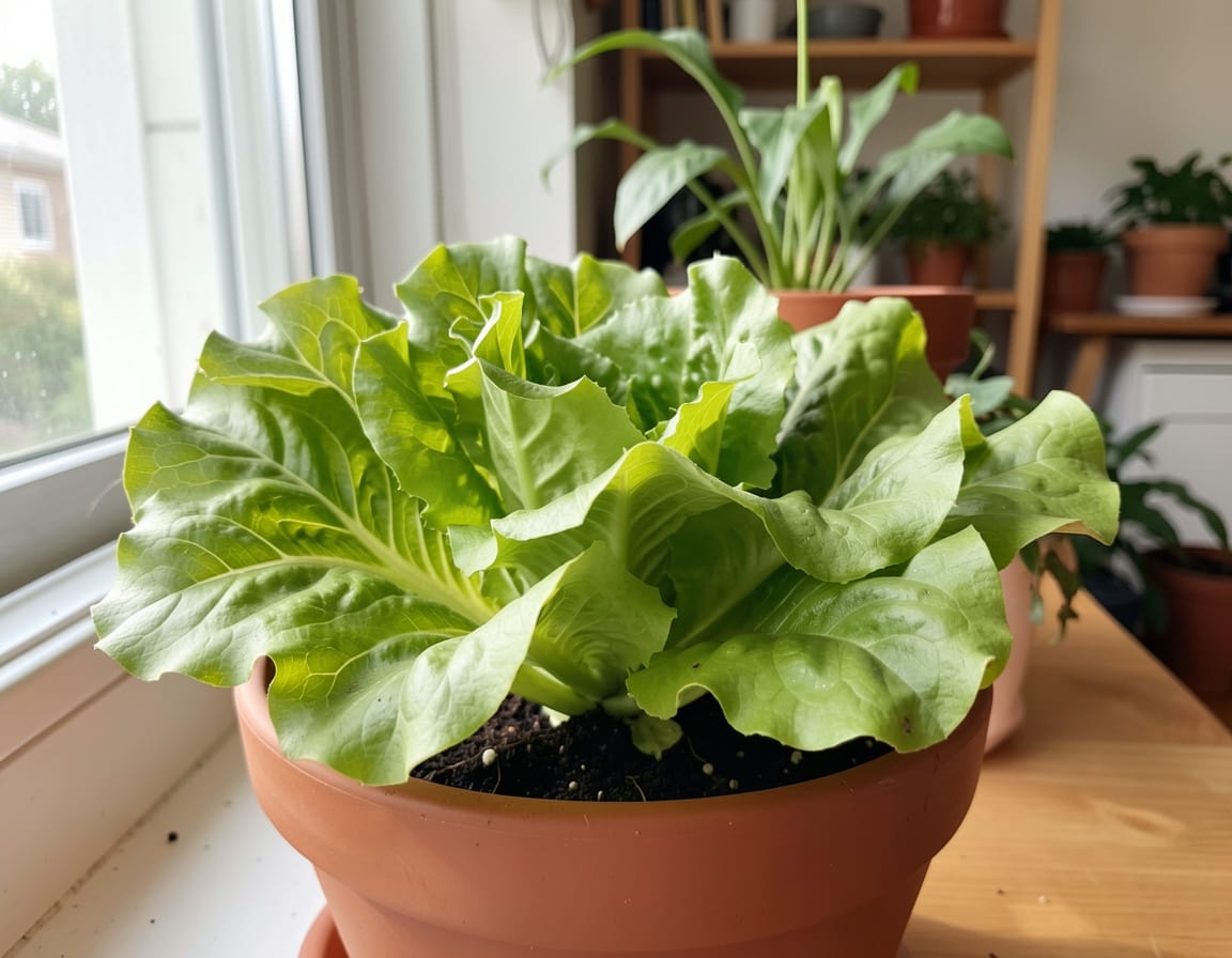 how to keep lettuce growing indoors