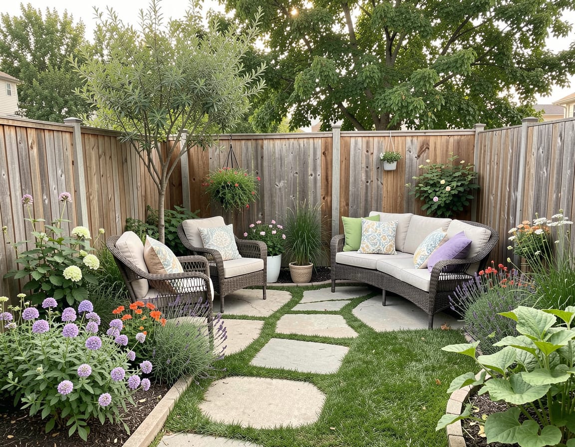 how to make a small backyard look nice