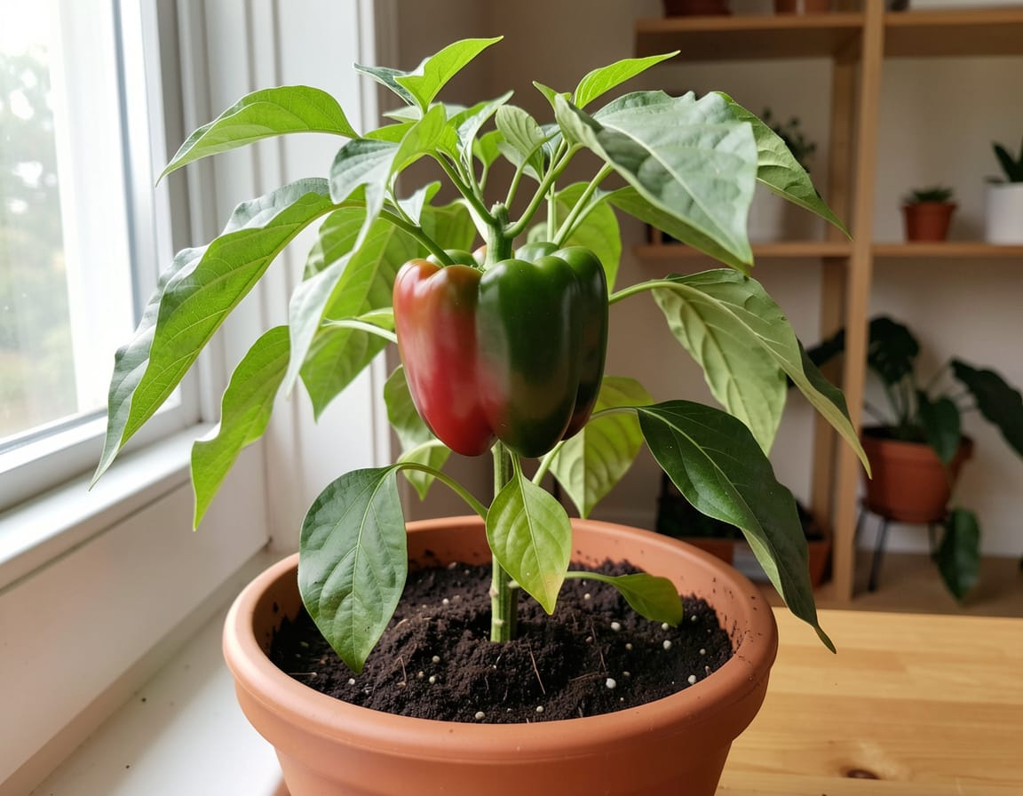 how to take care of a bell pepper plant indoors