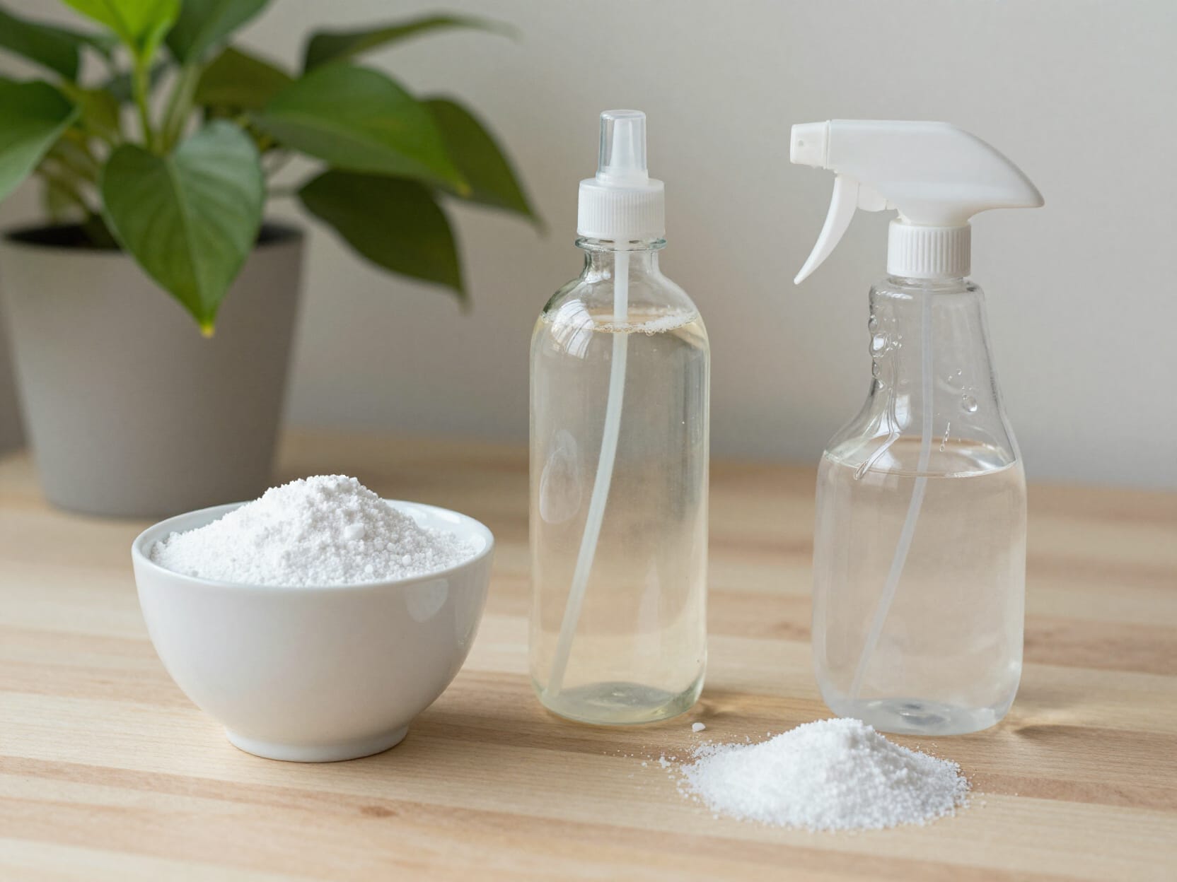 how to use baking soda, vinegar and salt for plants