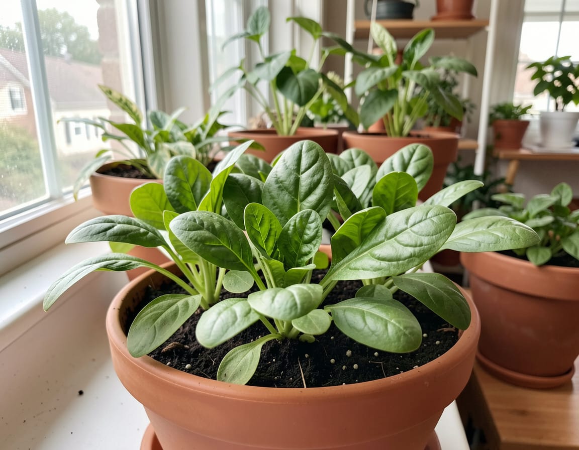 is it possible to grow spinach indoors