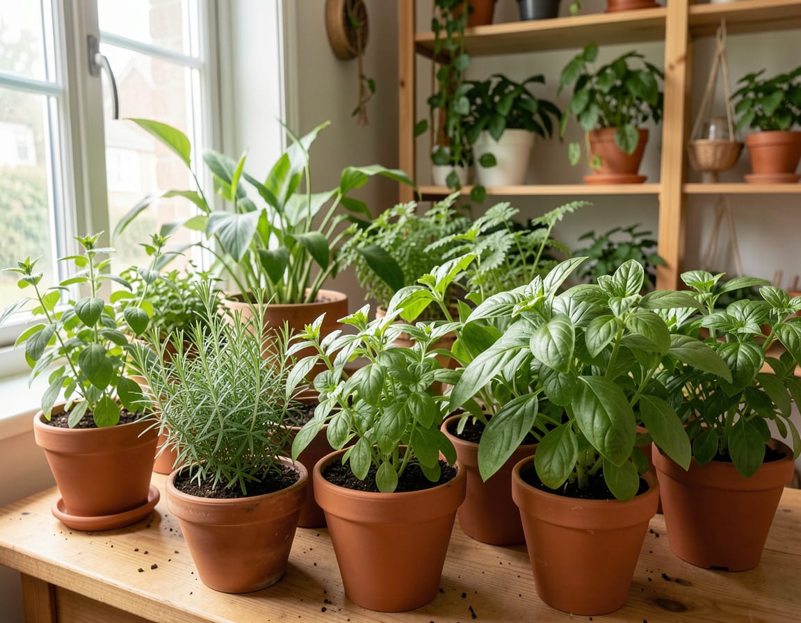 what herbs are good to grow indoors