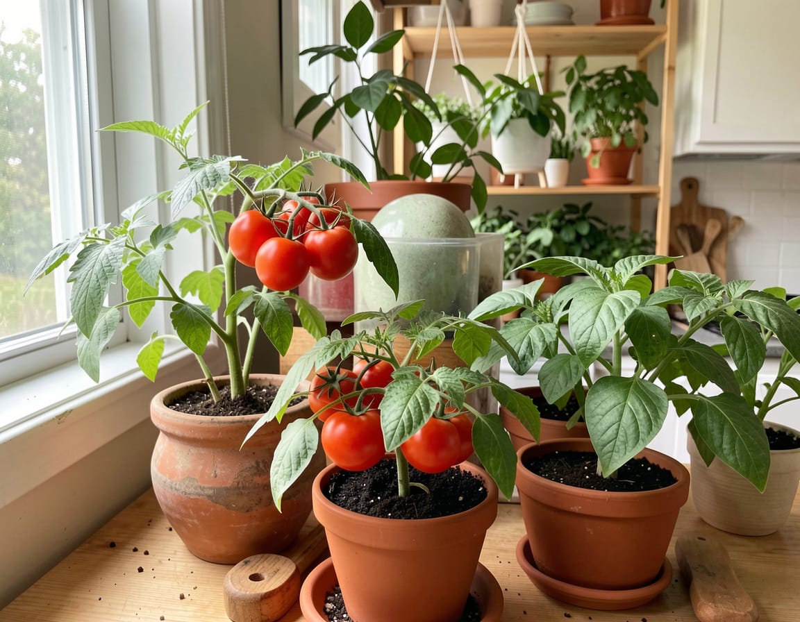 what is the best way to grow tomatoes indoors