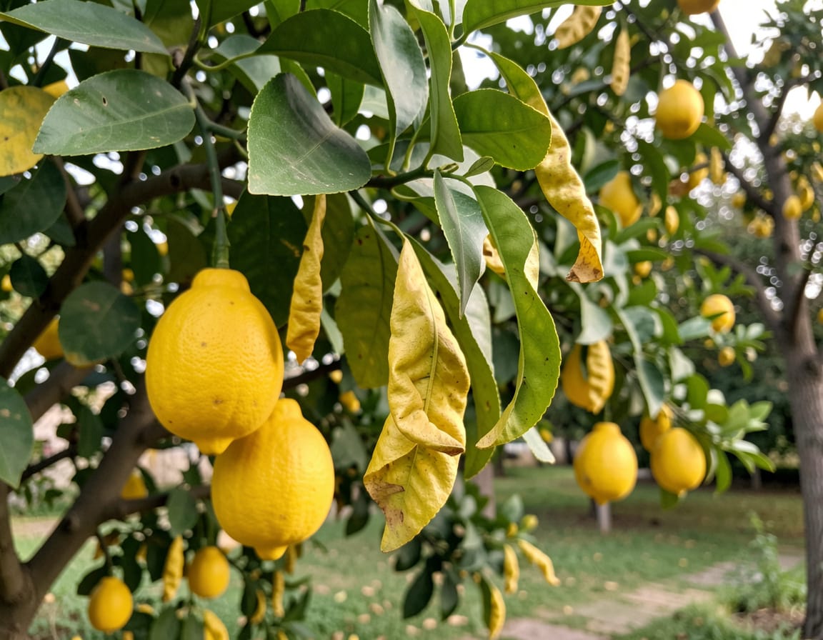 why are my lemon tree leaves curling and falling off