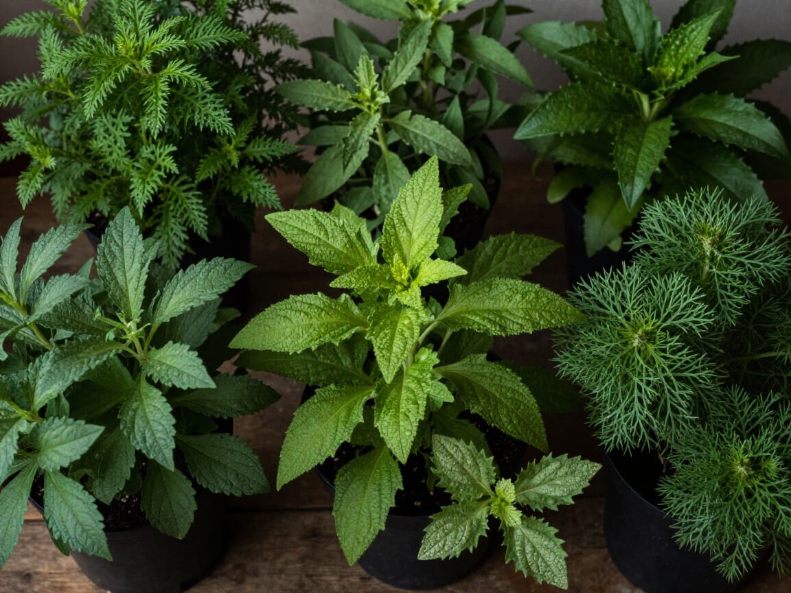 herbs that can grow indoors with low light