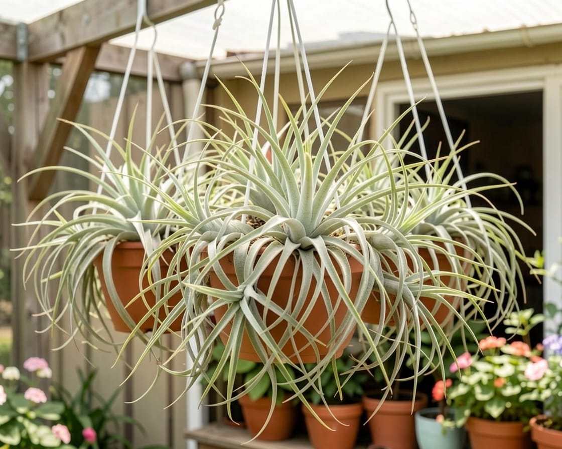 how to care for hanging air plants