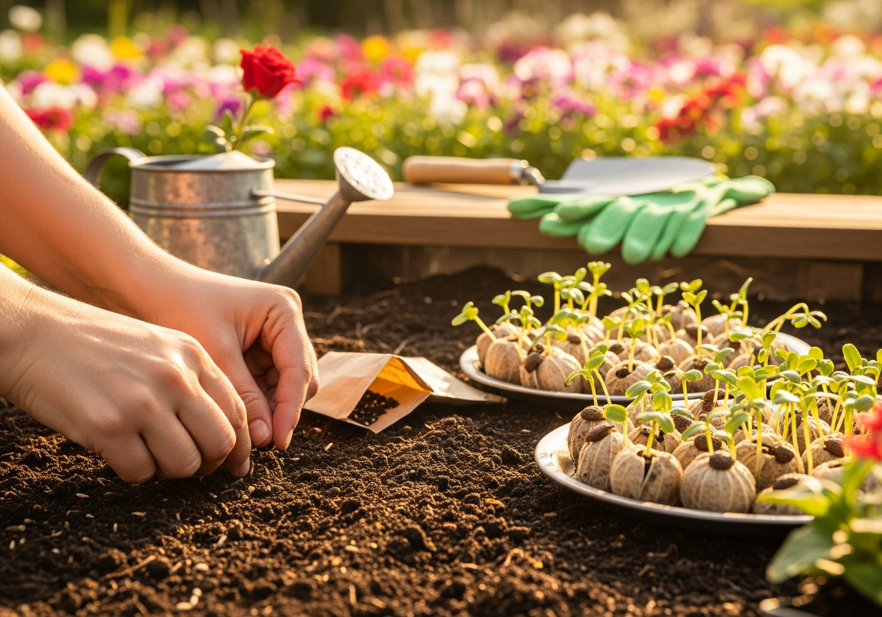 how to grow and care for annual flowers from seeds