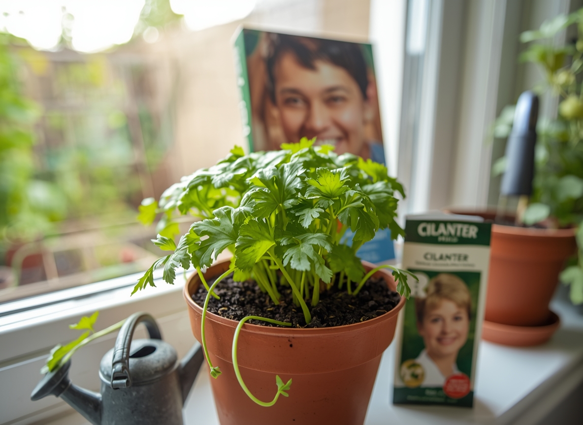 how to grow cilantro indoors from seed