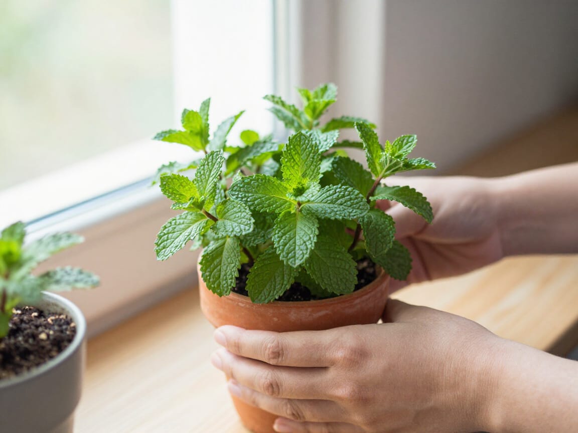 how to keep mint plant alive indoors