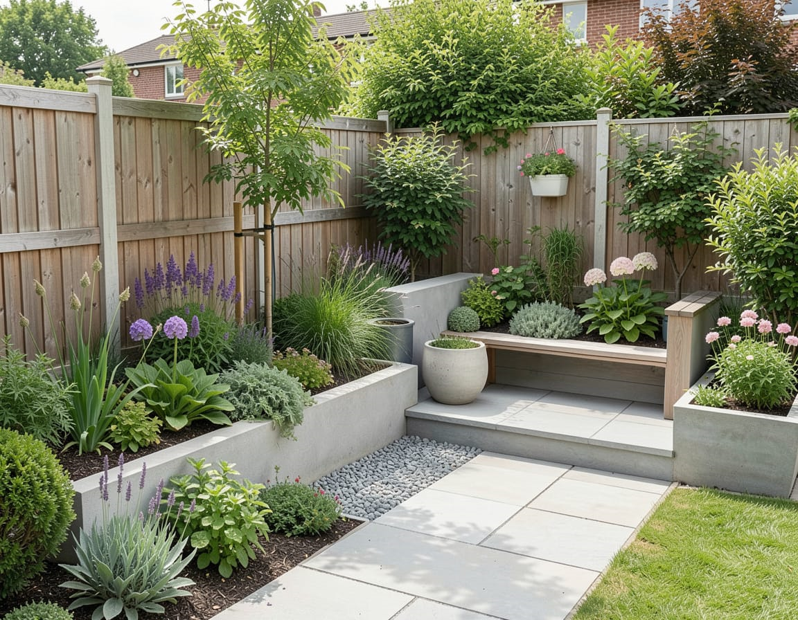 modern small garden ideas on a budget