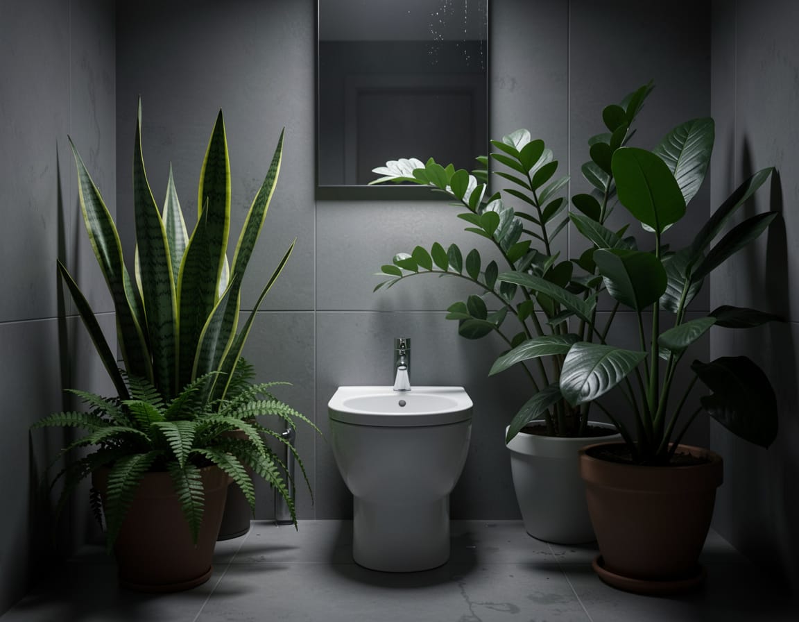 Best plants for bathroom no light