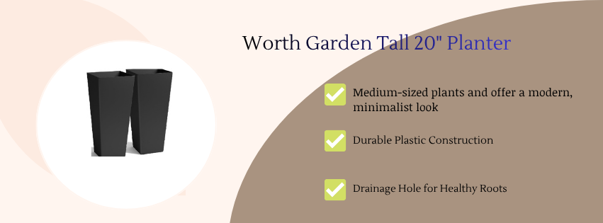 Worth Garden Tall 20 Planter
